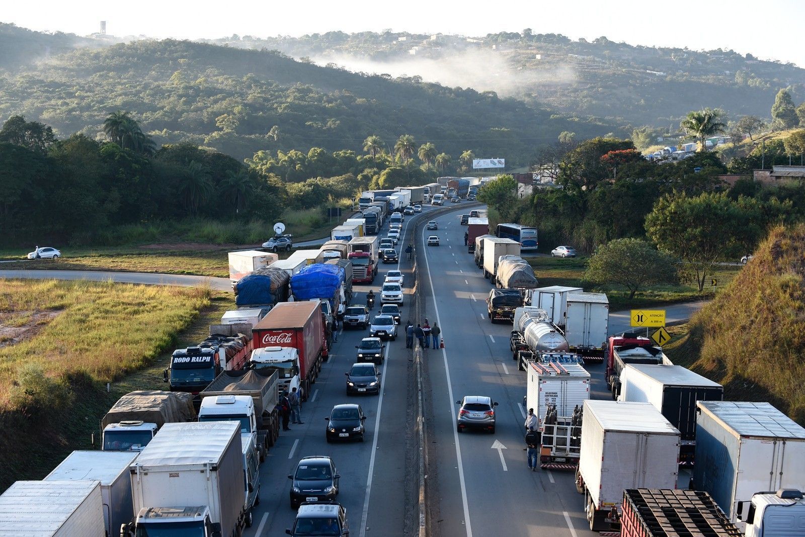 Protesto dos Caminhoneiros