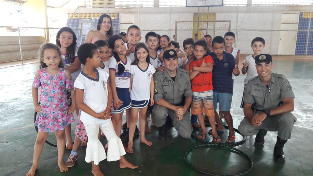 Alunos da Escola Boa Esperança de Campinorte