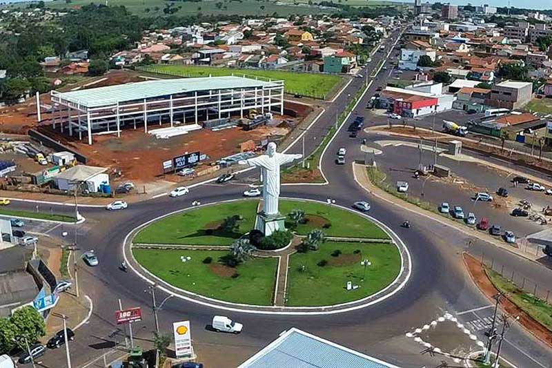 Cristo na Cidade de Rio Verde, Goiás.