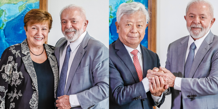 no-palacio-do-planalto,-lula-recebe-diretora-geral-do-fmi-e-presidente-do-aiib